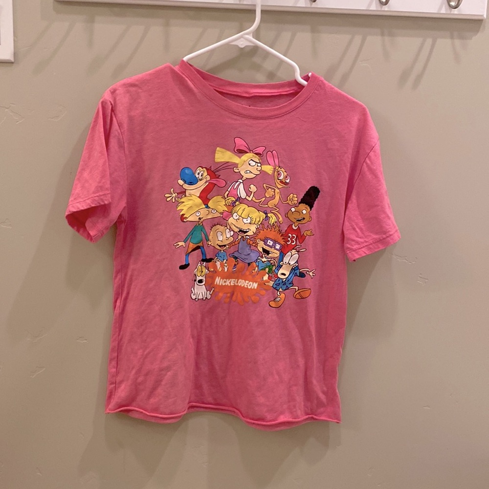 Nickelodeon pink shirt size XS